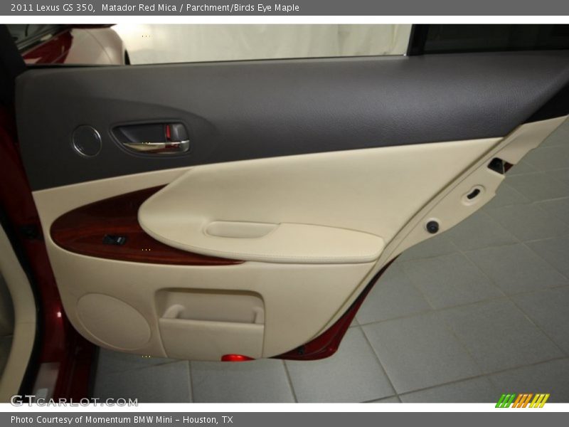 Matador Red Mica / Parchment/Birds Eye Maple 2011 Lexus GS 350