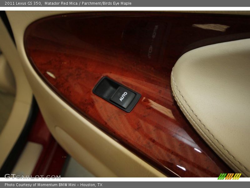 Matador Red Mica / Parchment/Birds Eye Maple 2011 Lexus GS 350