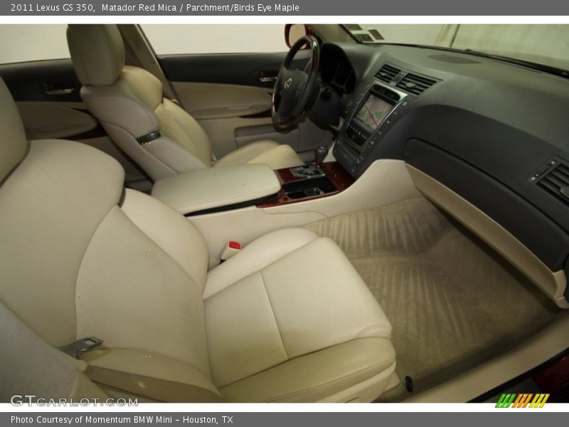Matador Red Mica / Parchment/Birds Eye Maple 2011 Lexus GS 350