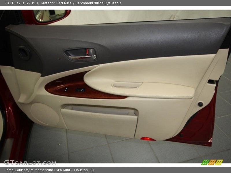 Matador Red Mica / Parchment/Birds Eye Maple 2011 Lexus GS 350