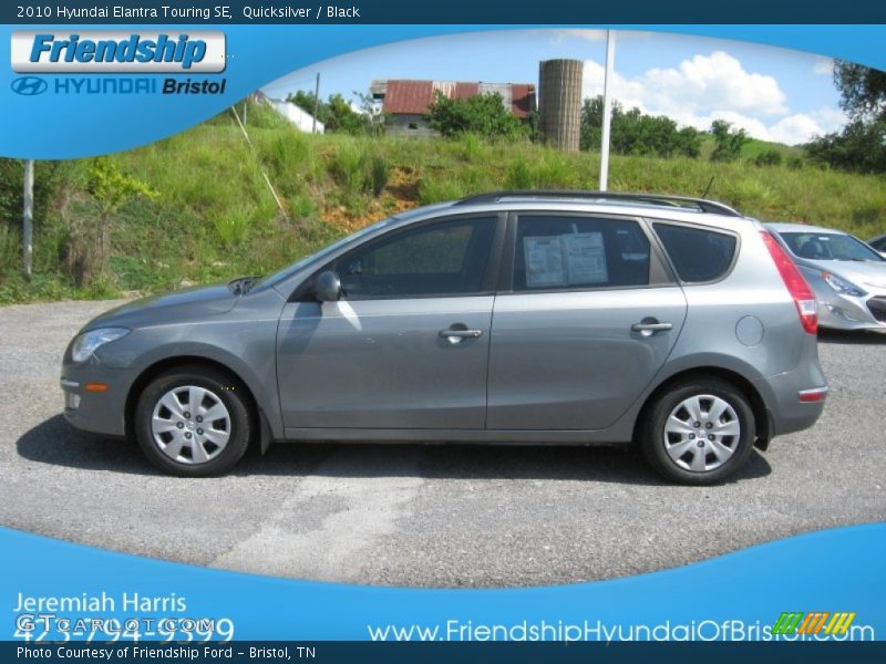 Quicksilver / Black 2010 Hyundai Elantra Touring SE