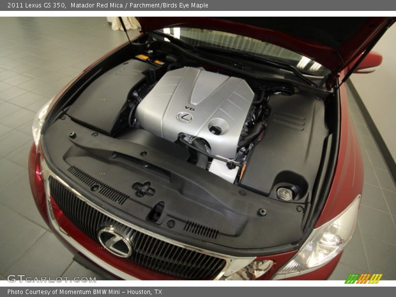 Matador Red Mica / Parchment/Birds Eye Maple 2011 Lexus GS 350