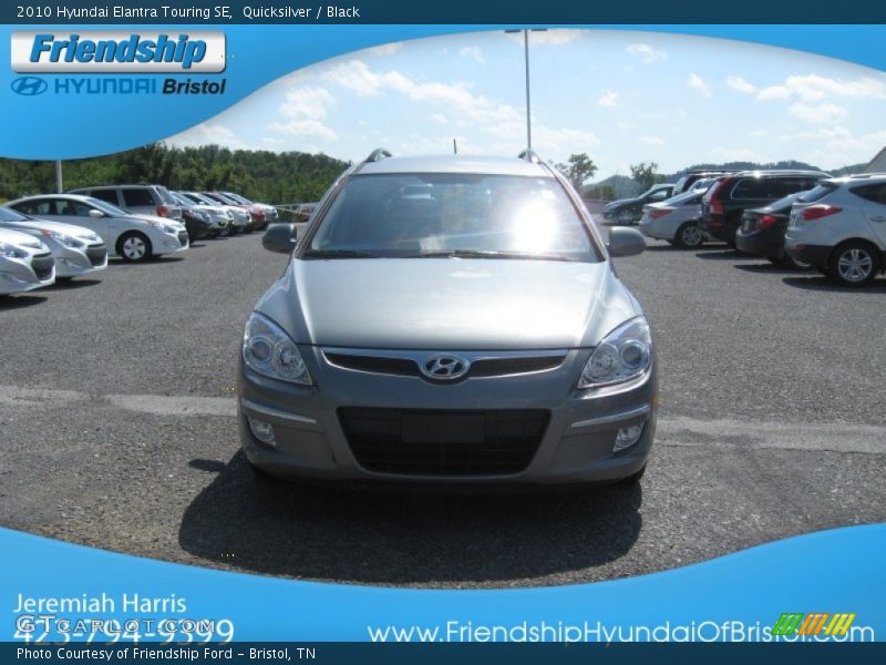 Quicksilver / Black 2010 Hyundai Elantra Touring SE