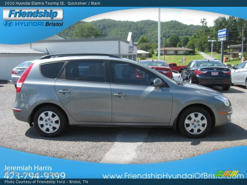 Quicksilver / Black 2010 Hyundai Elantra Touring SE
