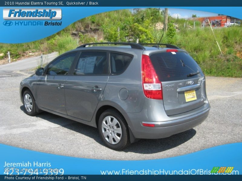 Quicksilver / Black 2010 Hyundai Elantra Touring SE