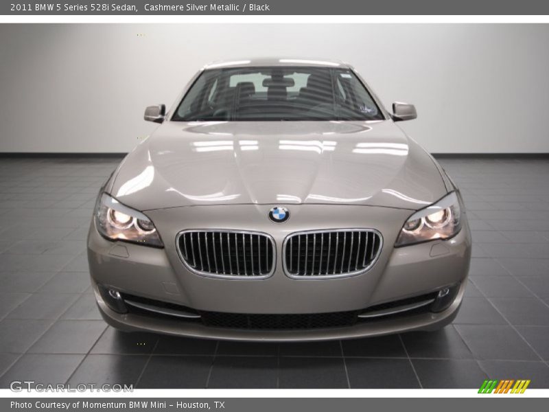 Cashmere Silver Metallic / Black 2011 BMW 5 Series 528i Sedan