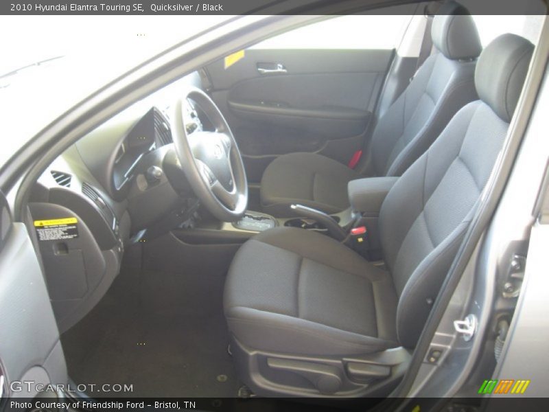 Quicksilver / Black 2010 Hyundai Elantra Touring SE