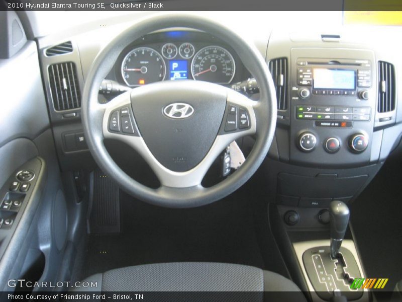 Quicksilver / Black 2010 Hyundai Elantra Touring SE