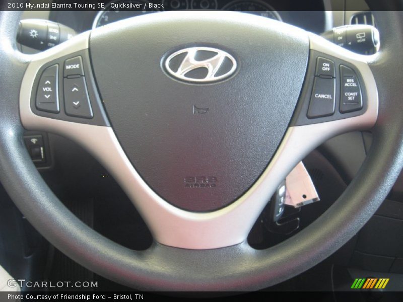 Quicksilver / Black 2010 Hyundai Elantra Touring SE