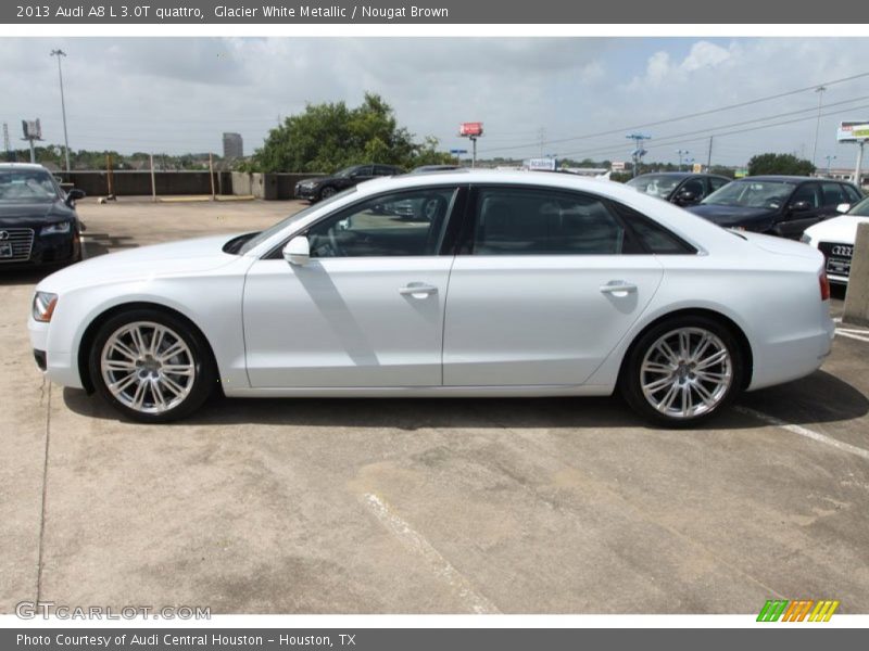  2013 A8 L 3.0T quattro Glacier White Metallic