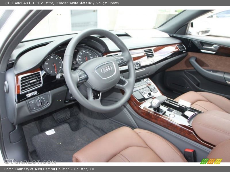 Nougat Brown Interior - 2013 A8 L 3.0T quattro 