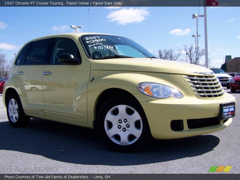 Pastel Yellow / Pastel Slate Gray 2007 Chrysler PT Cruiser Touring