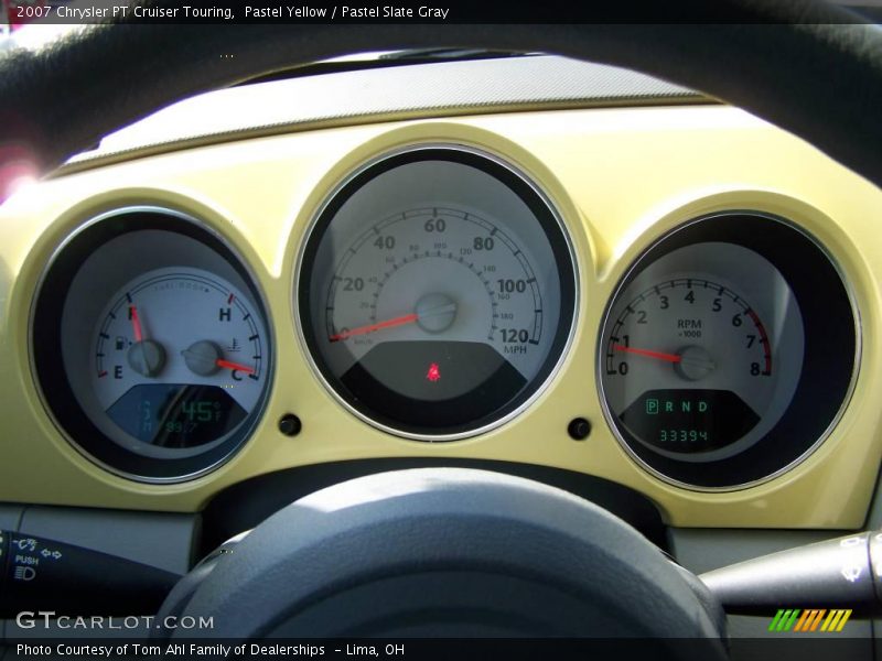Pastel Yellow / Pastel Slate Gray 2007 Chrysler PT Cruiser Touring