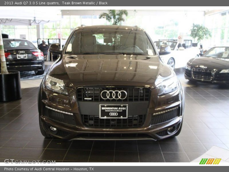 Teak Brown Metallic / Black 2013 Audi Q7 3.0 S Line quattro