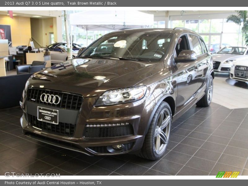 Teak Brown Metallic / Black 2013 Audi Q7 3.0 S Line quattro