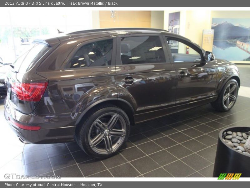 Teak Brown Metallic / Black 2013 Audi Q7 3.0 S Line quattro