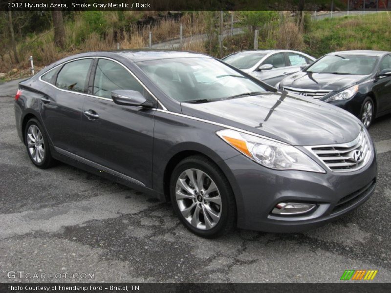 Smoke Gray Metallic / Black 2012 Hyundai Azera