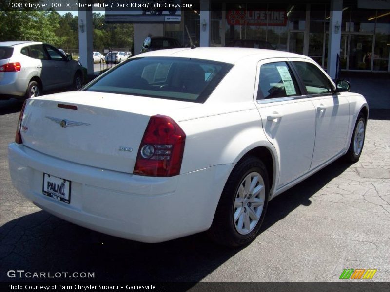 Stone White / Dark Khaki/Light Graystone 2008 Chrysler 300 LX