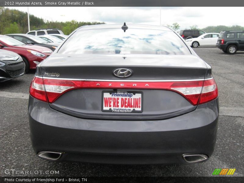 Smoke Gray Metallic / Black 2012 Hyundai Azera