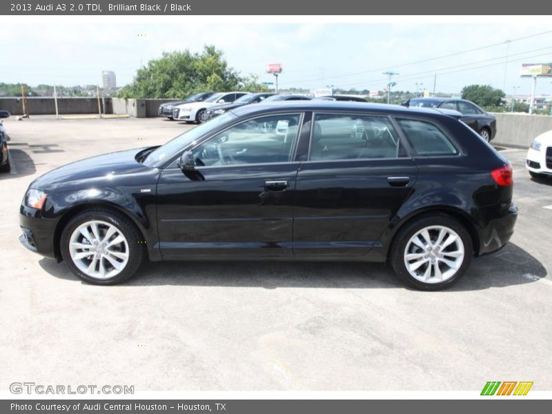 Brilliant Black / Black 2013 Audi A3 2.0 TDI