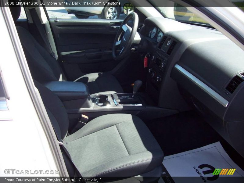 Stone White / Dark Khaki/Light Graystone 2008 Chrysler 300 LX