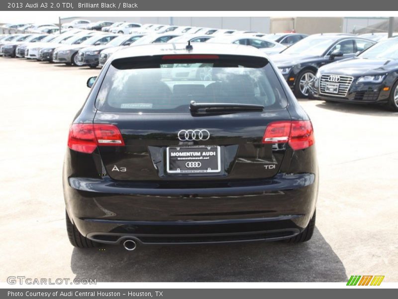 Brilliant Black / Black 2013 Audi A3 2.0 TDI