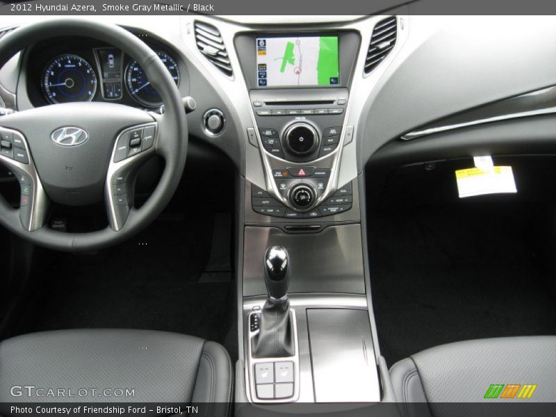 Smoke Gray Metallic / Black 2012 Hyundai Azera