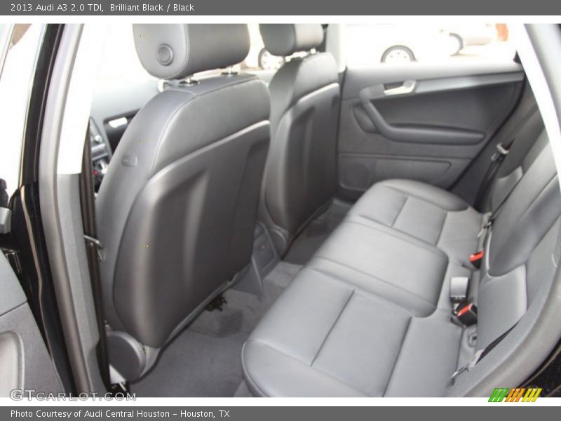 Rear Seat of 2013 A3 2.0 TDI