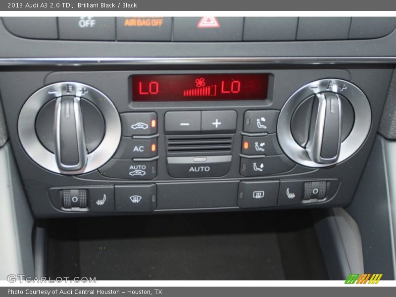 Controls of 2013 A3 2.0 TDI