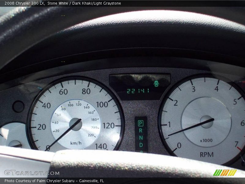 Stone White / Dark Khaki/Light Graystone 2008 Chrysler 300 LX