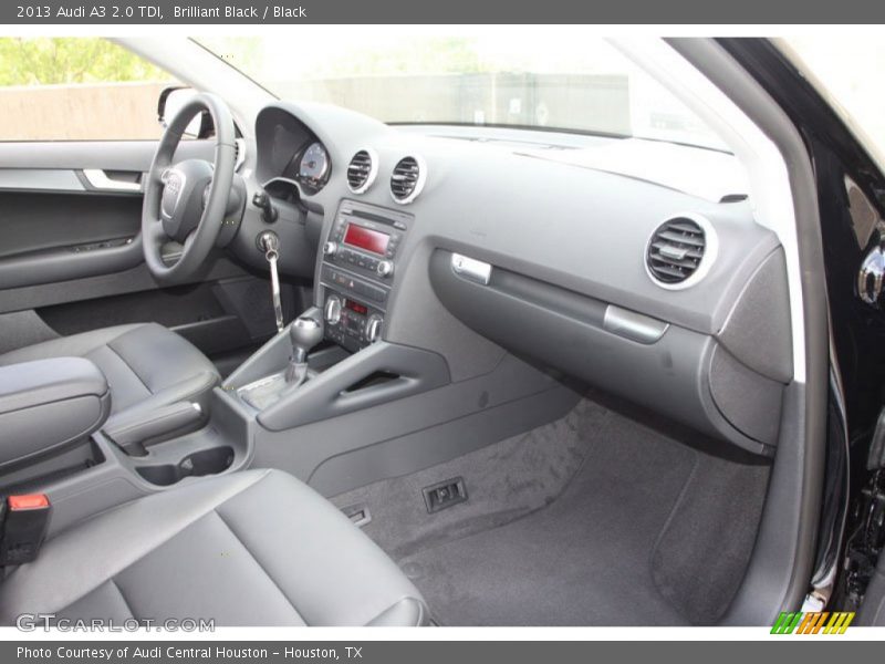 Brilliant Black / Black 2013 Audi A3 2.0 TDI
