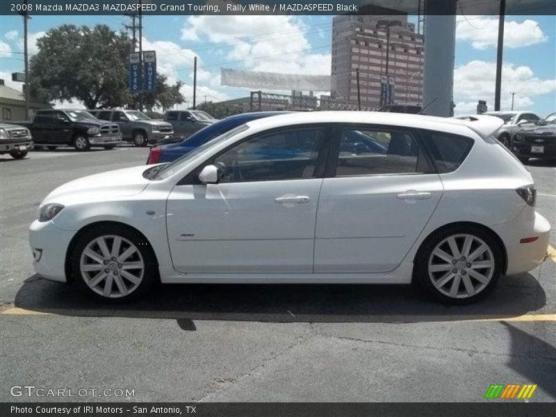 Rally White / MAZDASPEED Black 2008 Mazda MAZDA3 MAZDASPEED Grand Touring