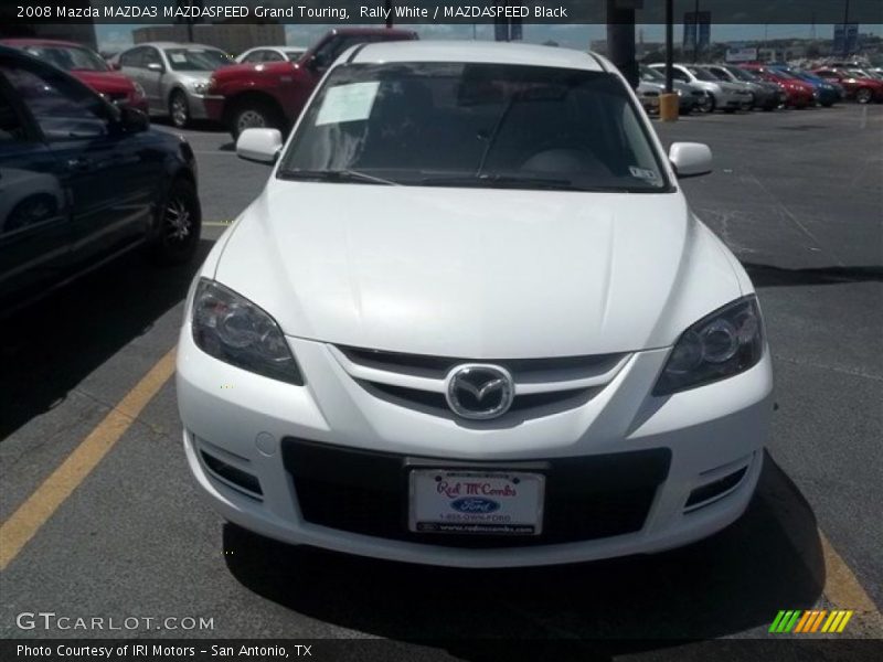 Rally White / MAZDASPEED Black 2008 Mazda MAZDA3 MAZDASPEED Grand Touring