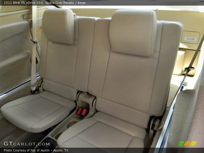 Rear Seat of 2011 X5 xDrive 35d