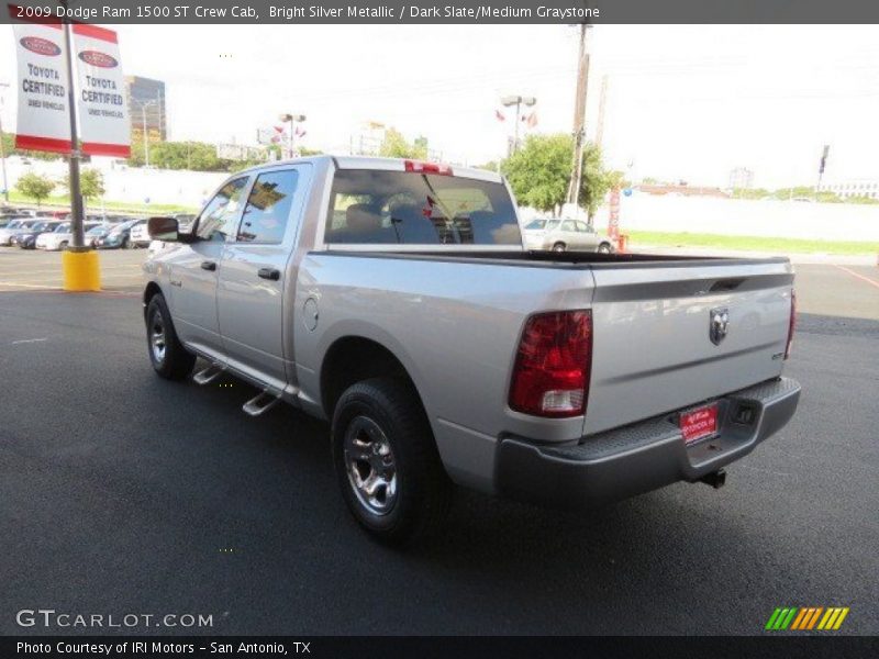 Bright Silver Metallic / Dark Slate/Medium Graystone 2009 Dodge Ram 1500 ST Crew Cab