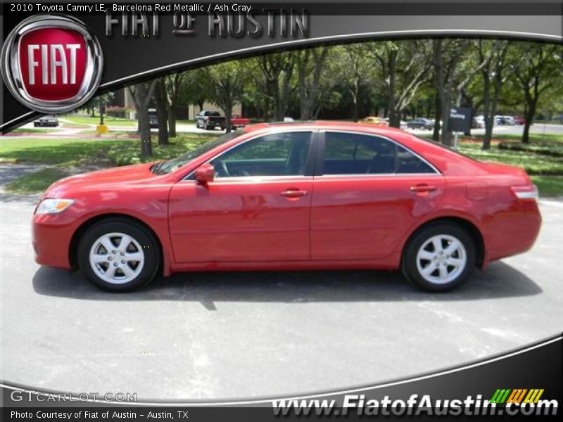 Barcelona Red Metallic / Ash Gray 2010 Toyota Camry LE