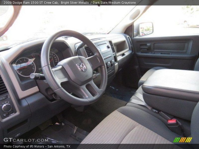 Bright Silver Metallic / Dark Slate/Medium Graystone 2009 Dodge Ram 1500 ST Crew Cab
