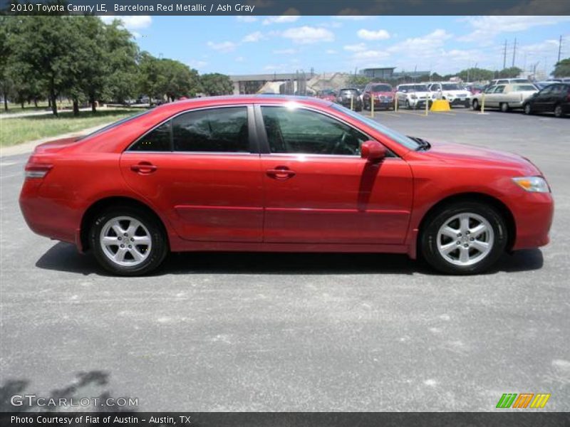Barcelona Red Metallic / Ash Gray 2010 Toyota Camry LE