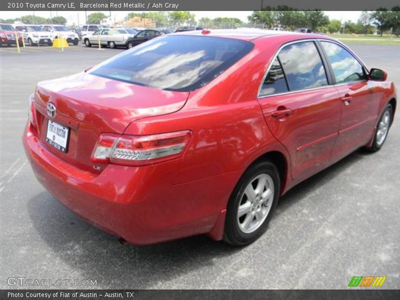 Barcelona Red Metallic / Ash Gray 2010 Toyota Camry LE