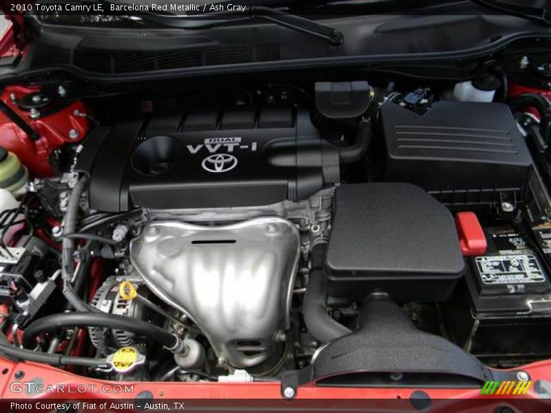Barcelona Red Metallic / Ash Gray 2010 Toyota Camry LE