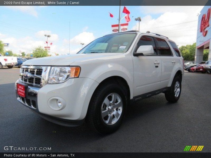 White Suede / Camel 2009 Ford Escape Limited