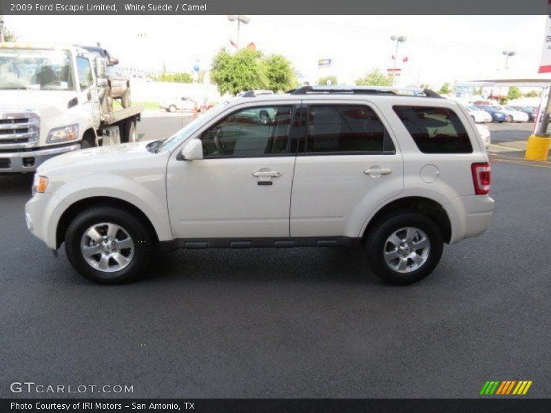 White Suede / Camel 2009 Ford Escape Limited