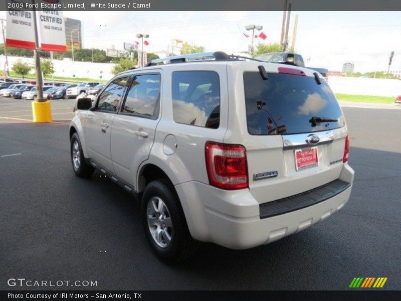 White Suede / Camel 2009 Ford Escape Limited