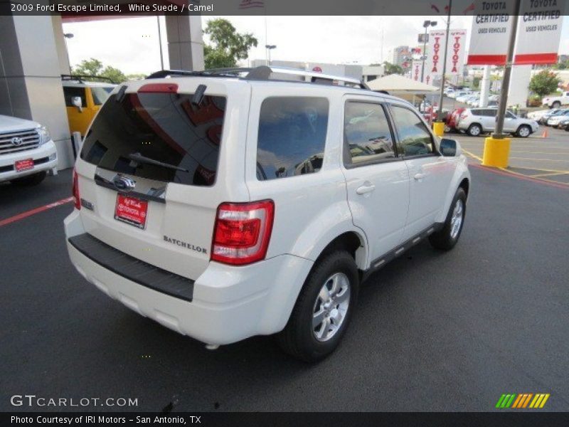 White Suede / Camel 2009 Ford Escape Limited