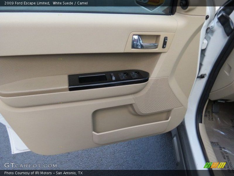 White Suede / Camel 2009 Ford Escape Limited
