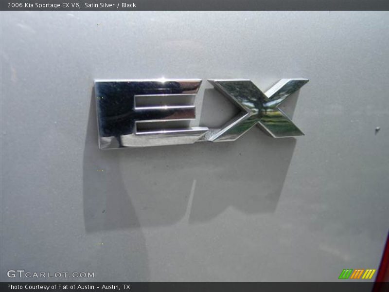 Satin Silver / Black 2006 Kia Sportage EX V6