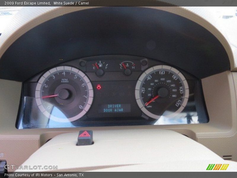 White Suede / Camel 2009 Ford Escape Limited