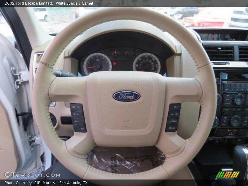 White Suede / Camel 2009 Ford Escape Limited