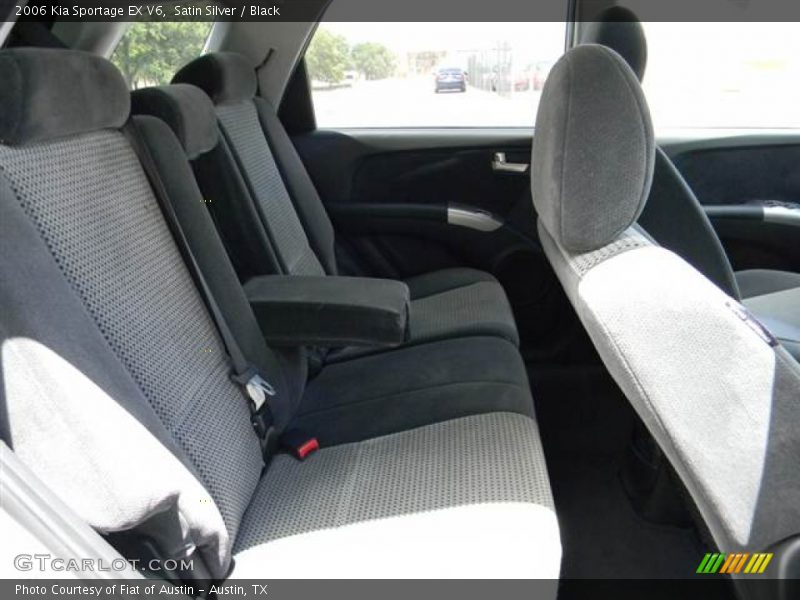 Satin Silver / Black 2006 Kia Sportage EX V6