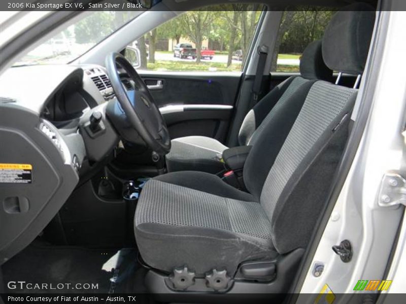 Satin Silver / Black 2006 Kia Sportage EX V6